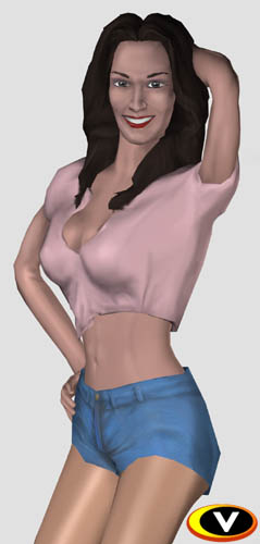 Daisy Duke from the Playstation Game